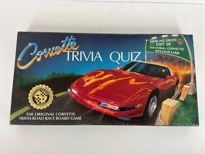 VINTAGE Corvette Trivia Quiz Game COMPLETE 1994 Road Race Cars Chevy - Image 1 of 4