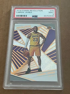 LeBron James LA Lakers 2018 Panini Revolution Card #40 GEM MINT Graded PSA 9 - Picture 1 of 2