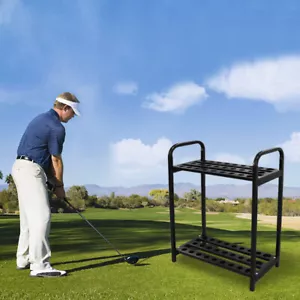 27-Hole Golf Club Ground Display Stand Golf Club Holder Rack Golf Club Organizer - Picture 1 of 12