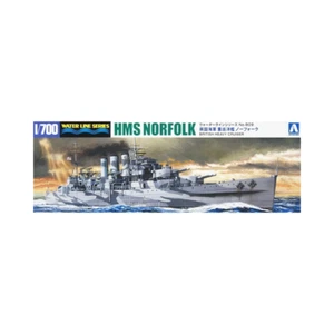 Aoshima: 1/700 HMS Norfolk British Heavy Cruiser Scale Model Kit #809 - Bild 1 von 3