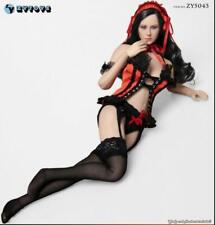 ZYTOYS 1/6 Sexy Maid Dress lingerie Set Fit 12'' Female PH TBL Action Figure 