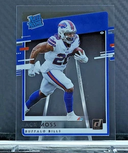 Zack Moss 2020 Donruss Clearly RATED ROOKIE #RR-ZM - Bills RC - Picture 1 of 2