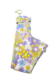 MC2 Saint Barth Girls Floral Print 2 Piece Halter Top Pants Set Multi Size 6 - Picture 1 of 8