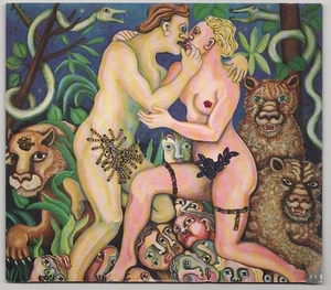 ENRICO BAJ THE GARDEN OF DELIGHTS / 1991 #180623 - Picture 1 of 2