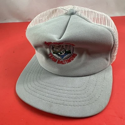 Gorra SNAP-ON TEAM BALTIMORE De Colección Correa MALLA CAMIONERO Gris Foto 1 de 4