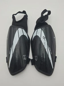 Nike Charge Soccer Shin Guards Black White – Size M (5'3"–5'7") – With Ankle... - Picture 1 of 3