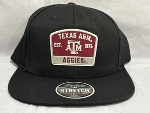 Texas A & M Hat Men’s Size Large Stretch Fitted Black NWT NEW Zephyr Classic - Picture 1 of 9