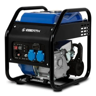 Inverter 3200W Stromerzeuger EBERTH 7PS Benzinmotor 4-Takt 2x 230V 2x USB - Bild 1 von 4