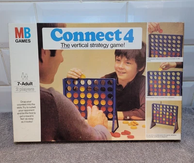 MB Games Connect 4 Vintage Board Game 1975 Edition, Boxed Original - Image 1 of 3