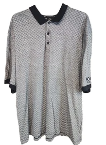 Boast Golf Men's XL Polo Collar Shirt 100% Cotton - Black - Picture 1 of 7