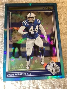 2024 Score Stars /399 Zaire Franklin #119 Colts - Foto 1 di 2