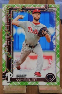 2025 Topps Holiday Plaid Zach Wheeler - Bild 1 von 2