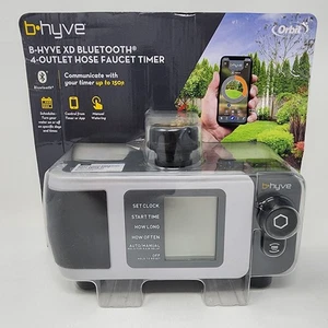 Orbit B-Hyve XD Bluetooth 4-Outlet Hose Faucet Timer Watering Sprinkler Timer, E - Picture 1 of 12