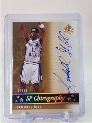 KENDALL GILL 2014-15 UD SP AUTHENTIC CHIROGRAPHY LIMITED AUTO 42/75 - Image 1 of 2