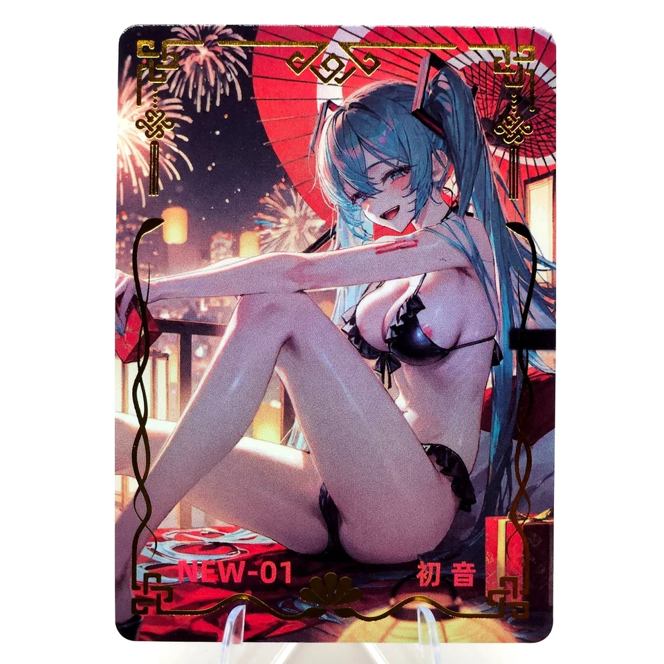 Hatsune Miku NEW - Vocaloid - Goddess Story Anime Waifu Trading Card - Image 1 of 1