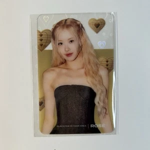 Blackpink Rose Transparent Photocard Authentic Made In Korea Kpop Fotokarte - Bild 1 von 2
