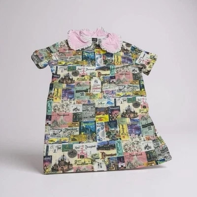 Disney Nuevo Con Etiquetas Disney Parks Colección 100 Era Vestido Retro Cuello Peter Pan Vestido XL Foto 1 de 4