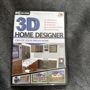 3D Home Designer | PC CD-ROM Software - new room layout plan design set out used - Picture 1 of 3