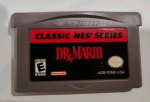 Cartucho Dr Mario Classic NES Series Nintendo Game Boy Advance GBA probado - Imagen 1 de 2