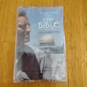 Charlton Heston Presents The Bible Music Soundtrack  CASSETTE TAPE-NEW SEALED - Picture 1 of 3