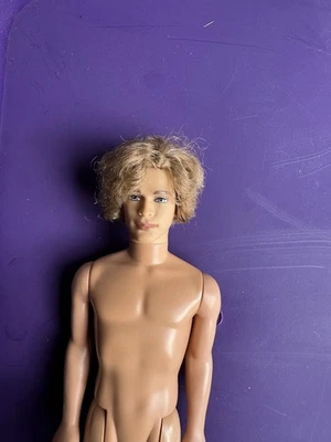 Barbie Ken Doll Blonde Hair Blue Eyes Articulated Arms Rooted Hair OOAK or Play - Image 1 of 3