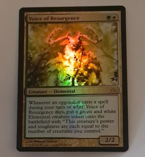 Voice of Resurgence FOIL LP Magic the Gathering Dragon's Maze MTG - Image 1 of 4