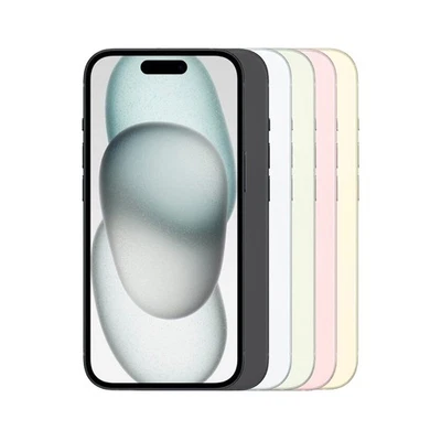 Apple iPhone 15 128GB 256GB 512GB Black Blue Green Pink Yellow - Good - image 1 of 3