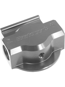 Trans-Dapt Oil Filter Mount 12 AN Female Ports 3/4-16 in Center Thread 1 (3300) - Picture 1 of 12