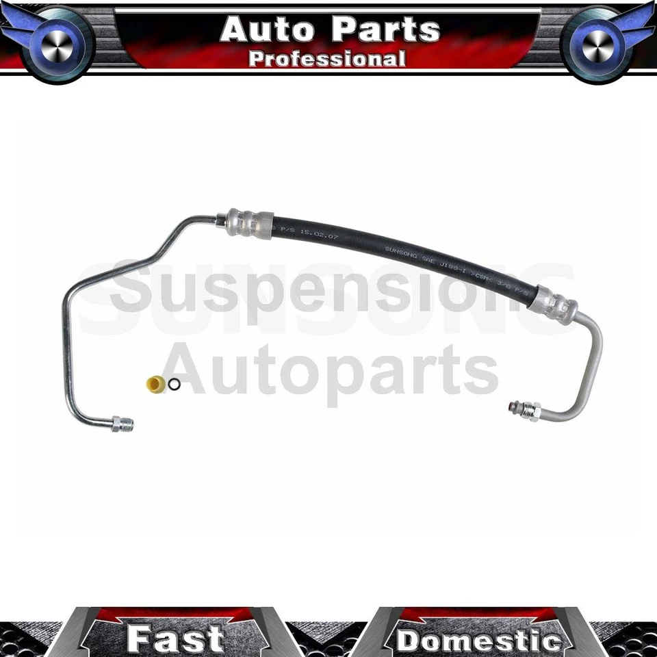 Manguera de línea de presión de dirección asistida Sunsong para Ford E-350 Econoline 1988 1989 Foto 1 de 4