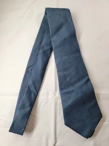 Oakton Ltd Mens Formal Necktie 56"Lx3.5"W Blue Neck Tie - Picture 1 of 4