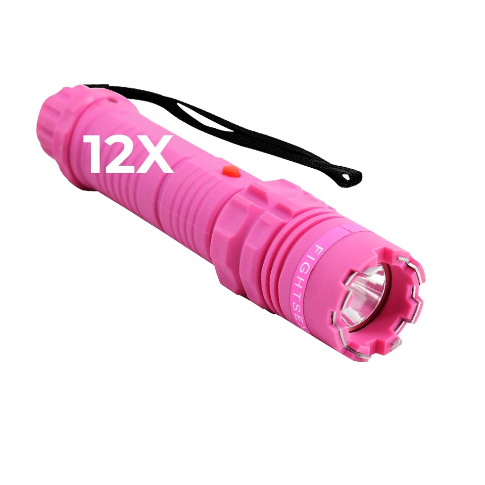 PISTOLA DE ATURDIMIENTO DE ALTA RESISTENCIA FIGHTSENSE CON LINTERNA LED PARA MUJER AUTODEFENSA Foto 1 de 1