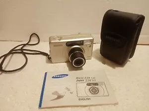 SAMSUNG Impax/ Rocas 210i APS Champagne Gold Case, Instructions. See Description - Picture 1 of 7