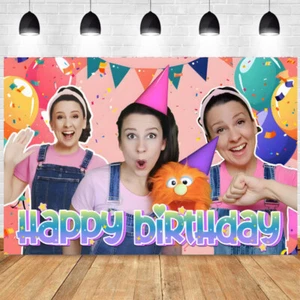 Ms Rachel Backdrop Background Banner For Girls Happy Birthday Party Decoration - Picture 1 of 4