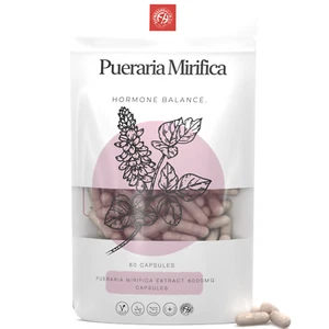 Gorras Pueraria Mirifica 6000 mg - Agrandamiento de senos - Alta fuerza - Menopausia - Imagen 1 de 9