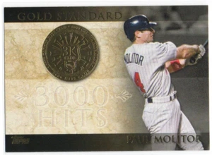 Paul Molitor 2012 Topps Gold Standard #GS3 Minnesota Twins Hall of Fame #1 - Picture 1 of 2