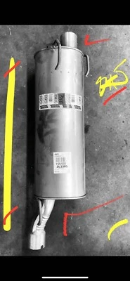 Conjunto de silenciador de escape-silencioso-flujo andador 50464: 05-12 Dodge Ram 2500/3500 Foto 1 de 4