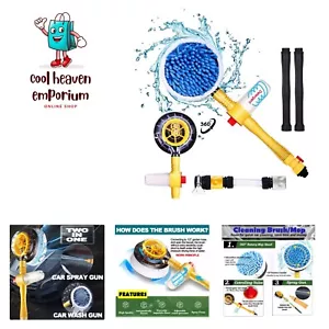 Car Wash Brush, Car Cleaning Kit, 360° Spin Car Mop, Microfiber Car Cleaning ... - Picture 1 of 7