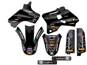 1993-2001 YZ 80 MAYHEM Black Senge kit de gráficos compatible con Yamaha - Imagen 1 de 10