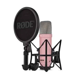 RODE NT1 Signature Cardioid Studio Condenser Microphone, Pink - Picture 1 of 9