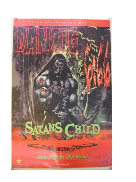 Danzig Poster Satans Child Demon Artwork - Image 1 of 1