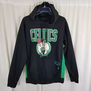 Boston Celtics Black Hoodie Sweatshirt NBA Popover Mens Adult size S Basketball - Picture 1 of 6