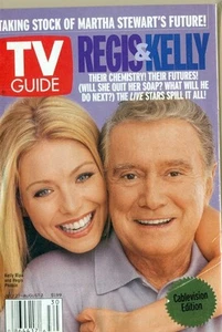 TV GUIDE- 2002- REGIS PHILBIN+KELLY RIPA COVER+MARTHA STEWART+ANNA NICOLE SMITH  - Bild 1 von 1