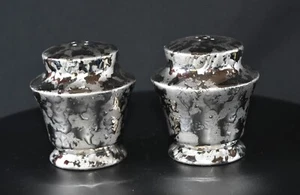 Stunning Weeping Silver Salt and Pepper Shakers 3" Tall - Picture 1 of 7