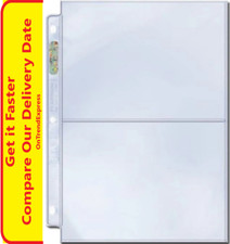 10 x ULTRA PRO 2 POCKET PLATINUM SERIES 5 x 7 PHOTO POSTCARD ALBUM PAGES SLEEVES