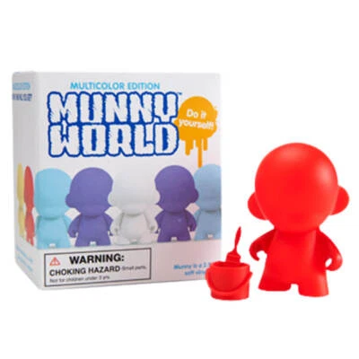 Munnyworld DIY Micro Munny 2" Vinyl Plastic Stylized Collectable Action Figure - Image 1 of 3