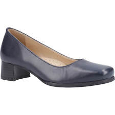 Amblers Walford Ladies Shoes Leather Court Navy Size 6.5