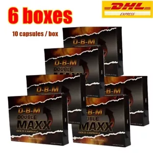 6x DBM Double Maxx Enhance prestazioni sessuali ingrandimento pene grande naturale - Foto 1 di 9