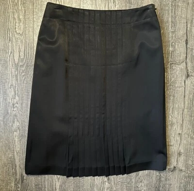 Falda para mujer Martin + Osa línea A frontal plisada talla 6 color negro Foto 1 de 4