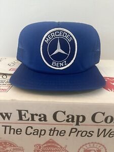 Vintage 80’s New Era Pro Model SnapBack Medium/Large Hat Cap Rare Mercedes Benz