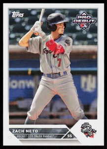 2023 Topps Pro Debut Zach Neto #pd-94 Béisbol Rocket City Trash Pandas - Imagen 1 de 2